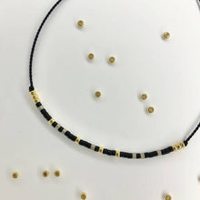 Load image into Gallery viewer, 'Aunty' Morse Code bead bracelet - close up detail of beads