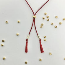 Load image into Gallery viewer, 'Best Mum Ever' Morse Code bead bracelet - close up detail of adjustable sliding bead
