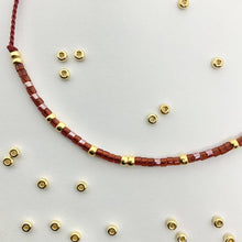 Load image into Gallery viewer, 'Best Mum Ever' Morse Code bead bracelet - close up detail of beads