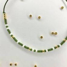 Load image into Gallery viewer, 'Courage' Morse Code bead bracelet - close up detail of beads