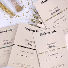Load image into Gallery viewer, A Selection Of Custom Made Morse Code Bracelets by Maison Soie