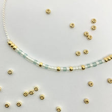 Load image into Gallery viewer, 'Faith' Morse Code bead bracelet - close up detail of beads