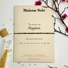 Load image into Gallery viewer, Morse Code Bracelet spelling out 'Happiness'