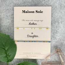 Load image into Gallery viewer, Duo Collection - Morse Code bracelets 'Mother & Daughter'