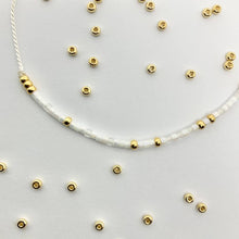 Load image into Gallery viewer, 'Mother' Morse Code bead bracelet - close up detail of beads