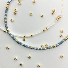 Load image into Gallery viewer, 'Mother & Daughter' Morse Code bead bracelets - close up detail of beads