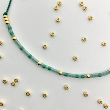 Load image into Gallery viewer, 'Soulmate' Morse Code bead bracelet - detail of beads and pendant