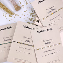 Load image into Gallery viewer, A Selection Of Custom Made Morse Code Bracelets by Maison Soie
